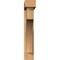 Ekena Millwork Westlake Block Smooth Bracket w/ Offset Brace, Western Red Cedar, 5 1/2"W x 28"D x 32"H BKT0604X28X32WTL05SWR - alternate 3